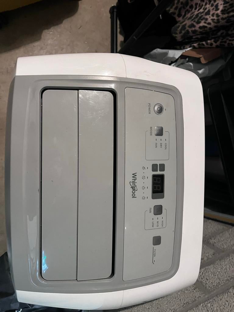Whirlpool Mobiele Airco PACW9COL, Witgoed en Apparatuur, Airco's, Gebruikt, Minder dan 60 m³, 3 snelheden of meer, Ophalen of Verzenden