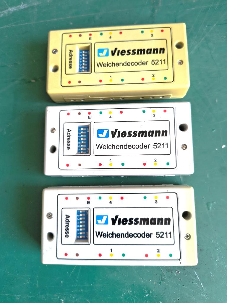 Viesmann 5211 wisseldecoders, Hobby en Vrije tijd, Overige merken, Gebruikt, Gelijkstroom, Overige typen