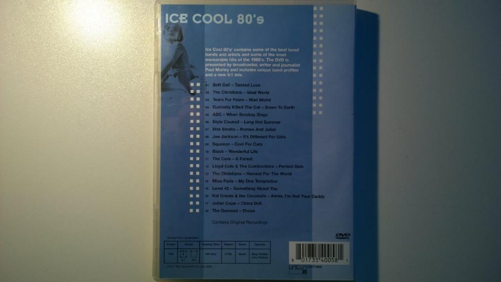 Ice Cool 80's (DVD), Cd's en Dvd's, Alle leeftijden, Ophalen of Verzenden, Zo goed als nieuw, Muziek en Concerten