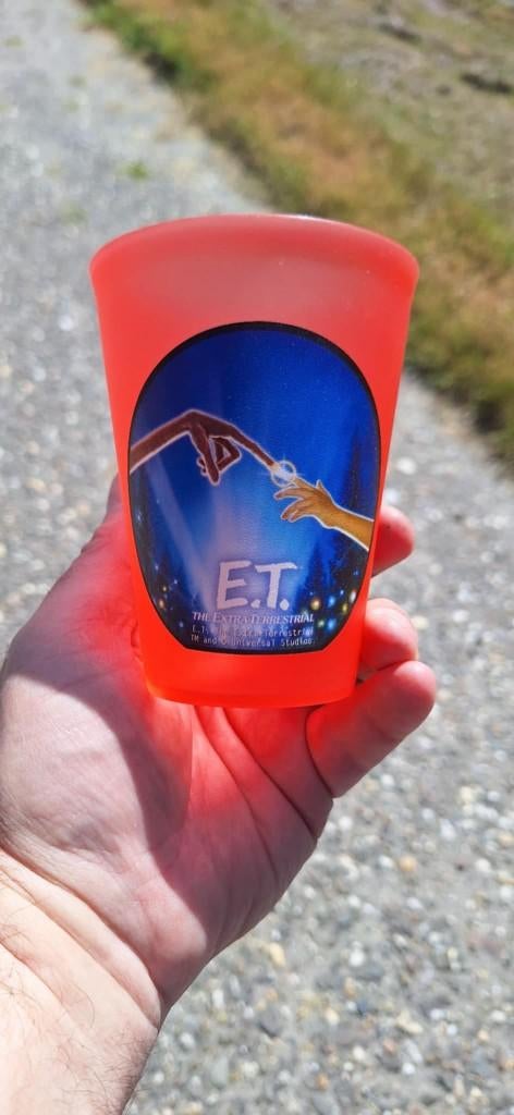 E.T. verzamel set, complete set drinkbekers in 4 Kleuren., Gebruiksvoorwerp, ., Nieuw, Ophalen of Verzenden