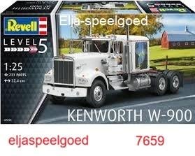 Revell 1:25 KENWORTH W-900 modelbouw 7659 / truck, Revell, Groter dan 1:32, Nieuw, Ophalen of Verzenden