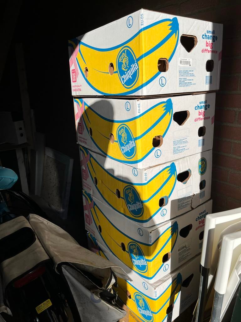 Gratis bananendozen, Doe-het-zelf en Verbouw, Kratten en Dozen, Ophalen, Doos, 40 tot 60 cm, 50 tot 75 cm