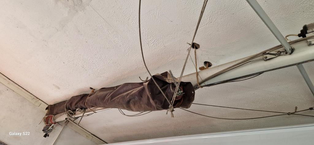 Aluminium mast met rolgiek en genua, Watersport en Boten, Zeilen en Zeiltoebehoren, Ophalen, Gebruikt, Minder dan 15 m²