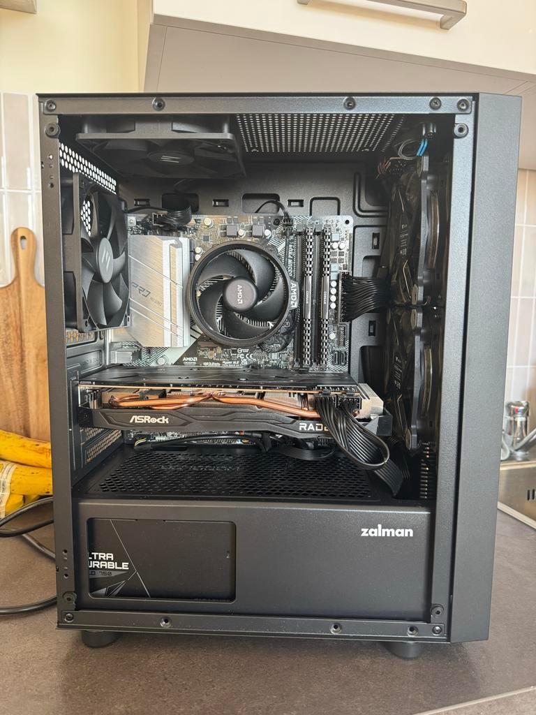 Gaming PC - AMD Ryzen 5600x, Radeon 6700XT, Ophalen of Verzenden, Zo goed als nieuw, Gaming, SSD