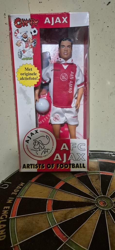 Ajax Jari Litmanen pop in doos, Kinderen en Baby's, Ophalen