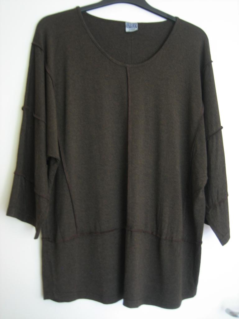 Sportief bruin tuniek-shirt LIVELLO one size Snazzeys, Bruin, Verzenden, Maat 42/44 (L), Livello