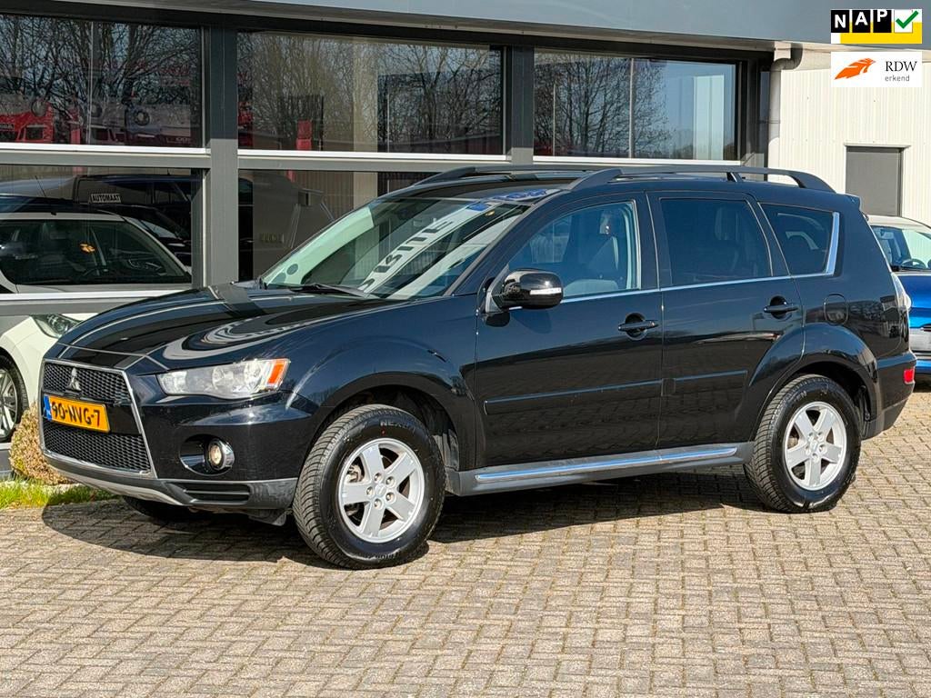 Mitsubishi Outlander 2.0 Intro Edition Airco Trekhaak NAP AP, Stof, Zwart, 4 cilinders, Zwart