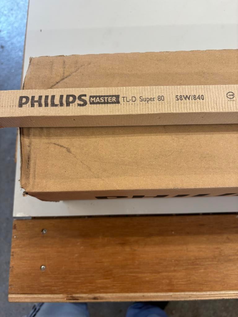 Philips Master TL-D Super 80 58W/840 TL balken (doos), 60 watt of meer, Overige typen, Nieuw, Overige fittingen