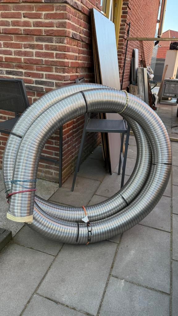 RVS Flexibele Buis - 6 Meter x 15 Cm, Ophalen, 6 meter of meer, Overige typen, Zo goed als nieuw