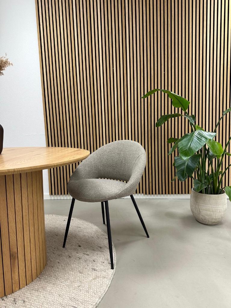 Kick Job eetkamerstoel Grijs - set van 6 - Nieuw in doos, Kick, Nieuw, Ophalen of Verzenden, Kick