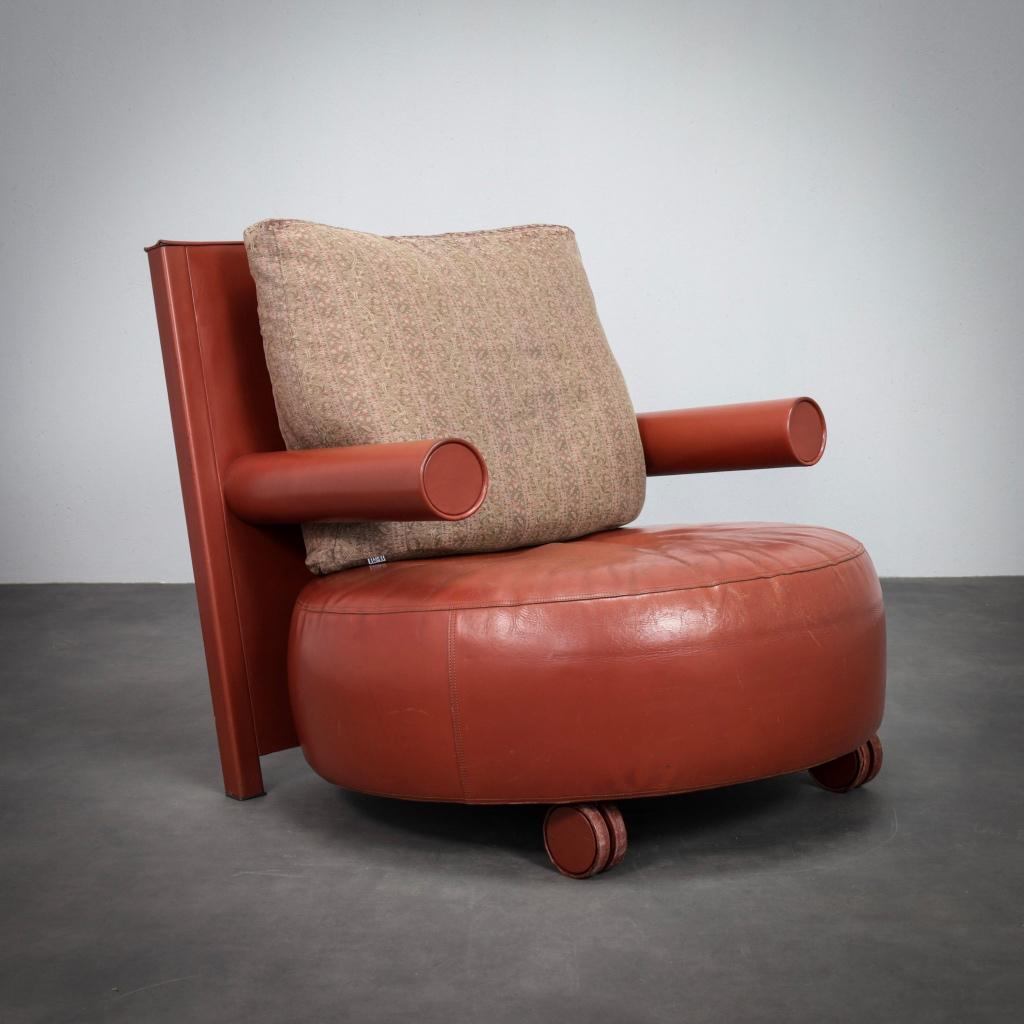 Design fauteuil lounge chair Antonio Citterio B&B Italia, Ophalen, Gebruikt, 75 tot 100 cm, 75 tot 100 cm