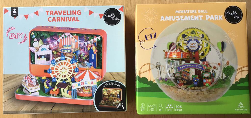 Crafts & Co DIY Amusement park & Traveling carnival - NIEUW, Nieuw, Meerkleurig, Knutselwerk, Overige merken