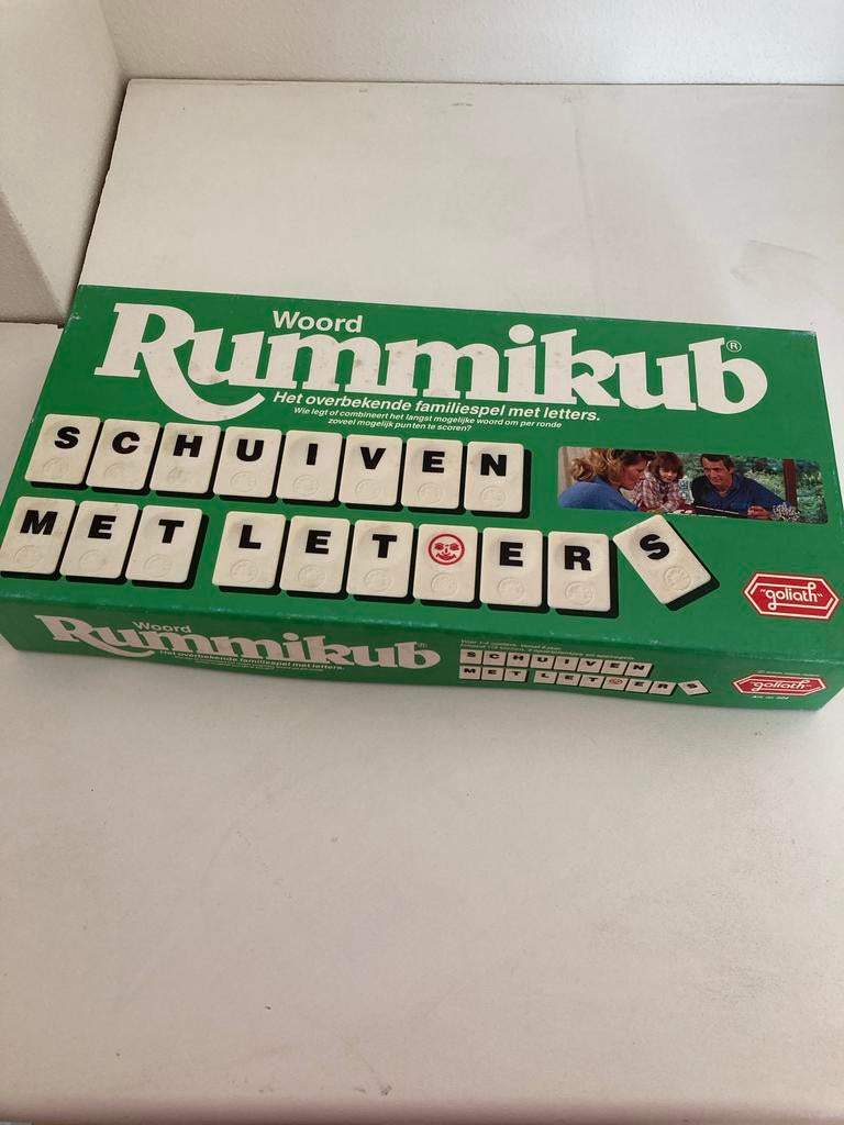 Woord Rummikub - Het overbekende familiespel, Hobby en Vrije tijd, Gezelschapsspellen | Overige, Een of twee spelers, Ophalen of Verzenden