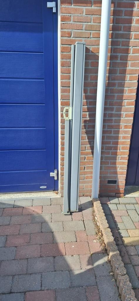 Uittrekbaar windscherm antraciet 160x250 cm, Tuin en Terras, Zonneschermen, Ophalen