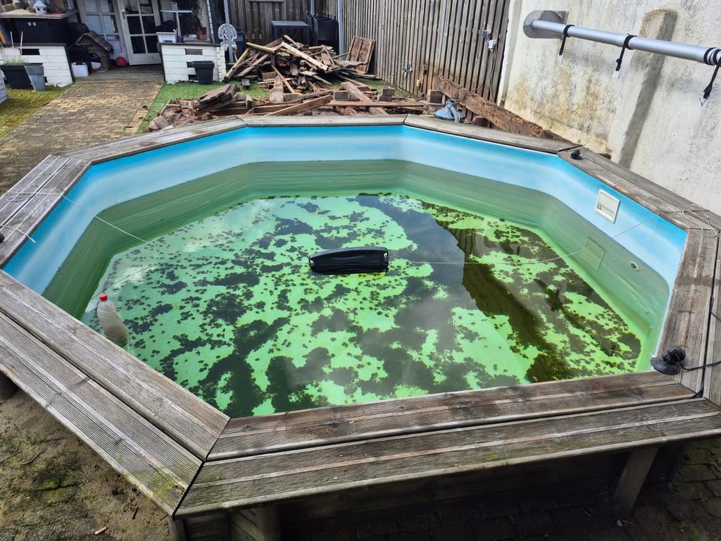 Zwembad 440x120 cm gebruikt, Rond, 300 cm of meer, Ophalen, 120 cm of meer