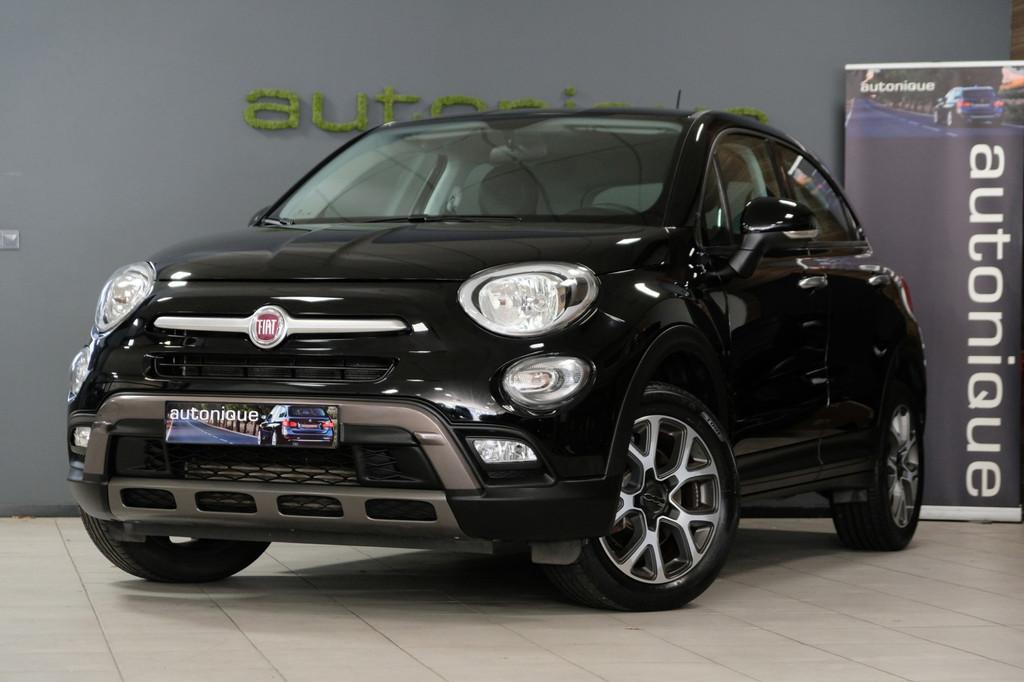 Fiat 500 X 1.4 Turbo MultiAir PopStar Automaat navi/cruise/c, Gebruikt, 4 cilinders, Zwart, Navigatiesysteem