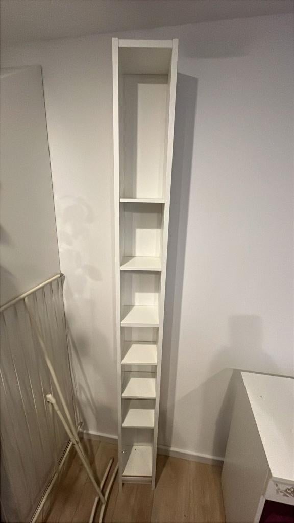 TV/DVD/ Boekenkast smal Ikea, Ophalen, Met plank(en), Minder dan 50 cm, 200 cm of meer