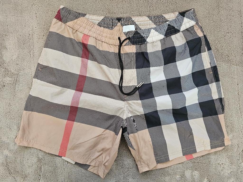 Burbery Zwembroek maat L, Kleding | Heren, Badmode en Zwemkleding, Verzenden, Maat 52/54 (L), Beige, Zwemshort