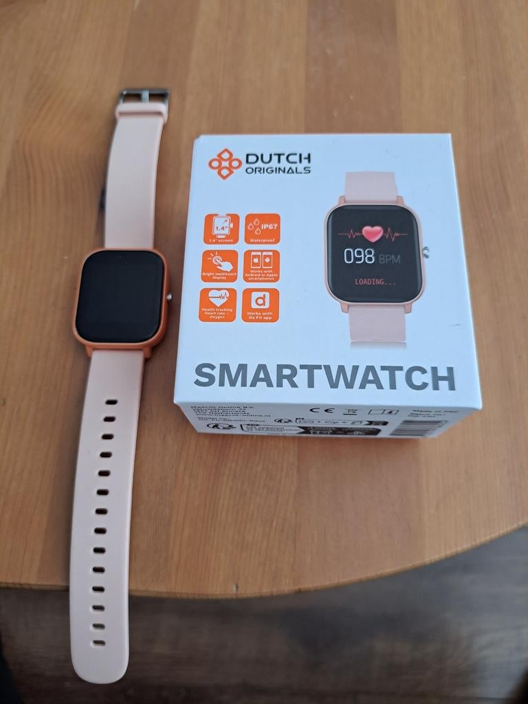 DUTCZ  SMARTWATCH  ORIGINAL, Sieraden, Tassen en Uiterlijk, Smartwatches, Zwart, Ophalen of Verzenden, Zo goed als nieuw, Samsung
