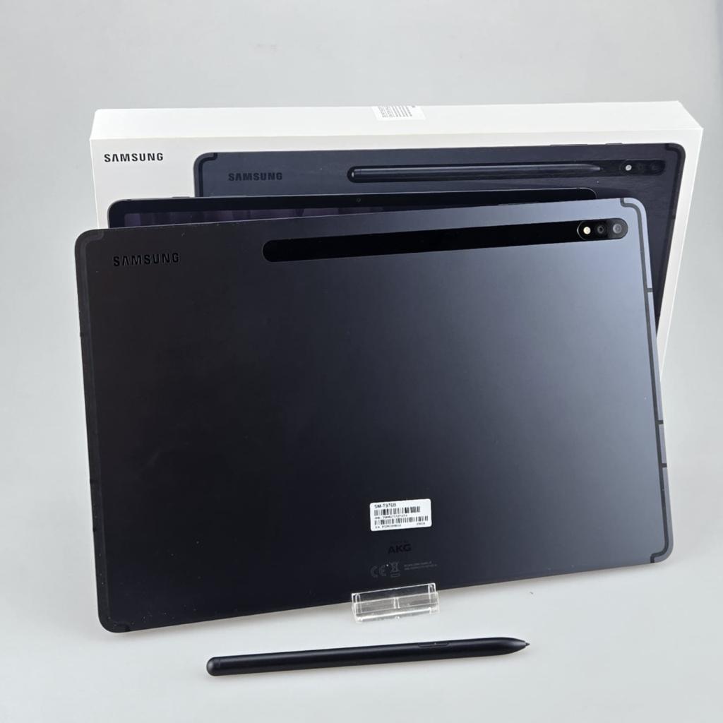 Samsung Galaxy Tab S7 Plus 5G 256GB Mystic Black | ZGAN, Computers en Software, Android Tablets, Samsung, Zo goed als nieuw, Support@Samsung.com