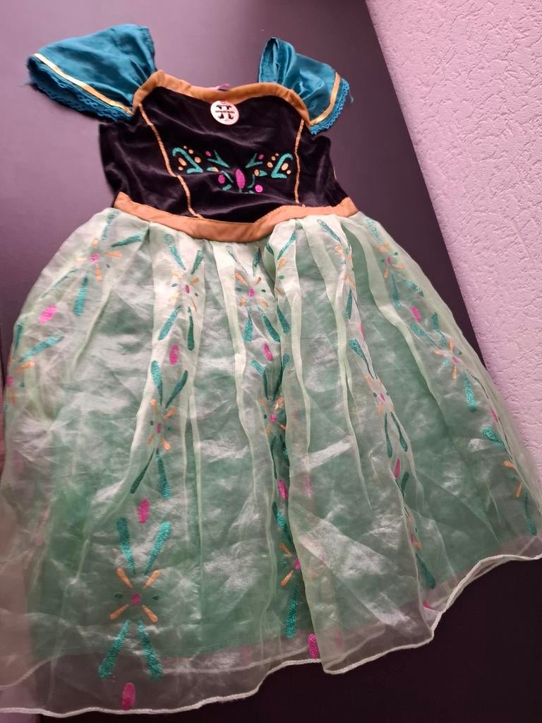 Frozen anna jurkje, Kinderen en Baby's, Carnavalskleding en Verkleedspullen, Ophalen, Meisje