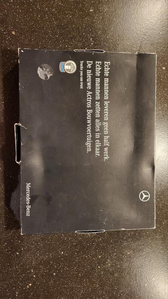 Bouwpakket Mercedes-Benz Actros bouwvoertuig met kipperbak, Overige merken, 1:50 of kleiner, Nieuw, Ophalen of Verzenden