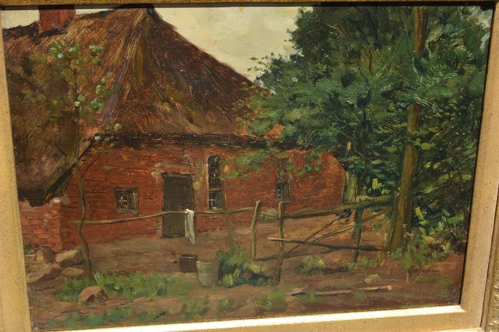 TAMSON, GEORGE MARINUS Mooi Schilderij Olieverf op Paneel K2, Antiek en Kunst, Verzenden