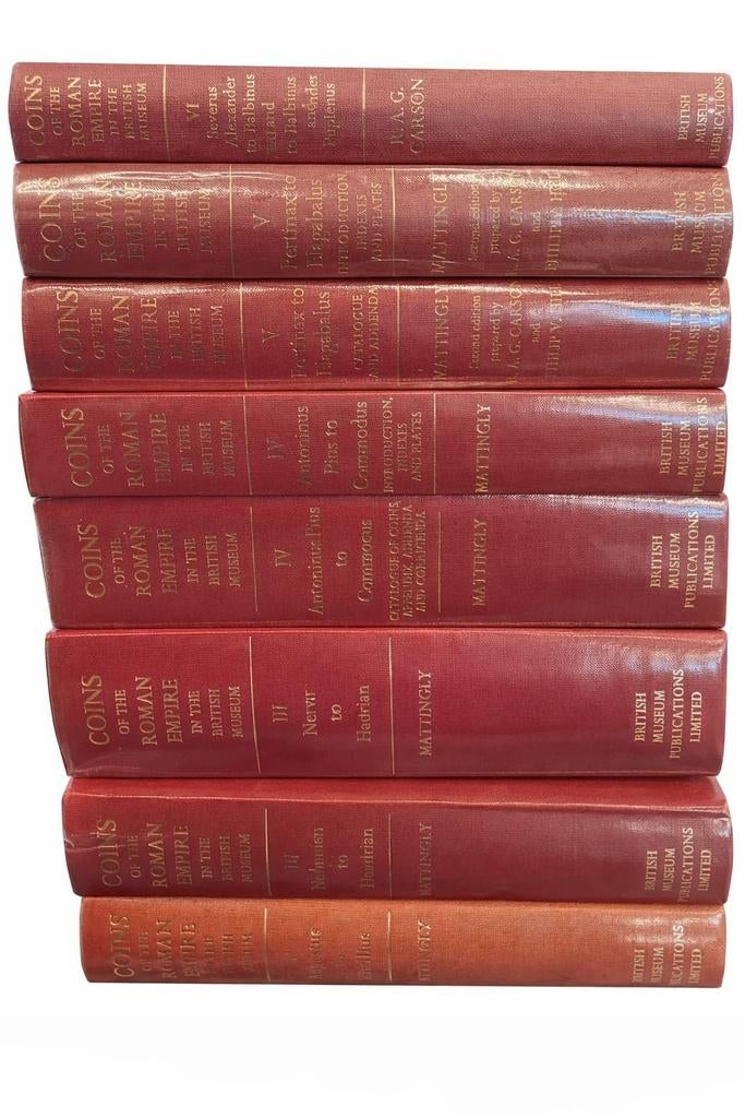 Boekenserie Romeinse munten BMC 8 boeken, Ophalen of Verzenden, 20e eeuw of later, Gelezen