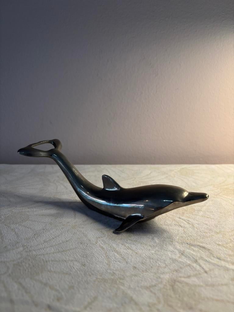 Vintage dolfijn flesopener chroom, *, Gebruikt, Verzenden, *