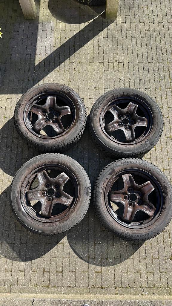 Winterbanden 205/55 R16 91H, Auto-onderdelen, Banden en Velgen, Ophalen, Gebruikt, 16 inch, Banden en Velgen
