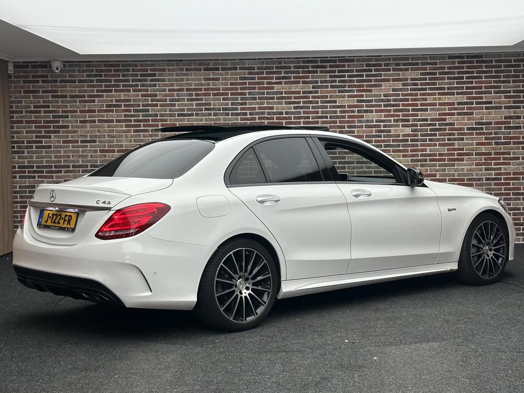 Mercedes-Benz C-klasse AMG 43 4MATIC Panorama Camera Burmeis, 367 pk, Leder, Bedrijf, Vierwielaandrijving