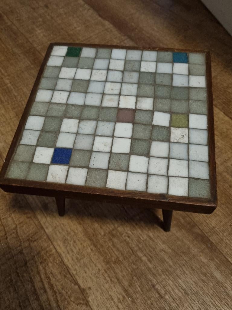 Mozaïek bijzettafeltje, Minder dan 45 cm, Minder dan 55 cm, Gebruikt, Vierkant