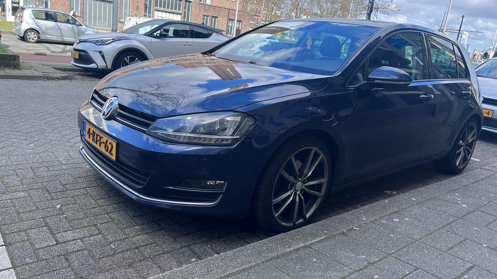 Volkswagen Golf 1.4 TSI 103KW DSG 2013 Blauw, Euro 5, Stof, Zwart, 4 cilinders