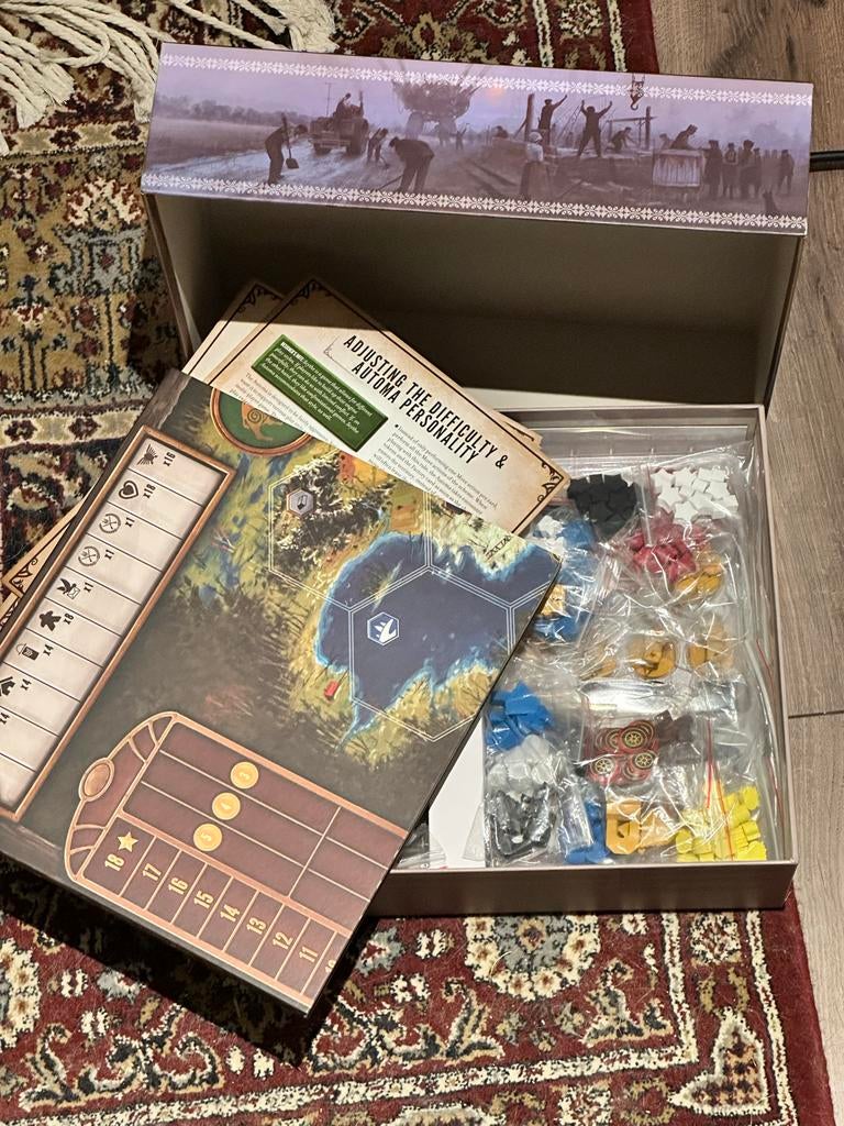 Scythe bordspel nooit gebruikt, Drie of vier spelers, Ophalen, Zo goed als nieuw