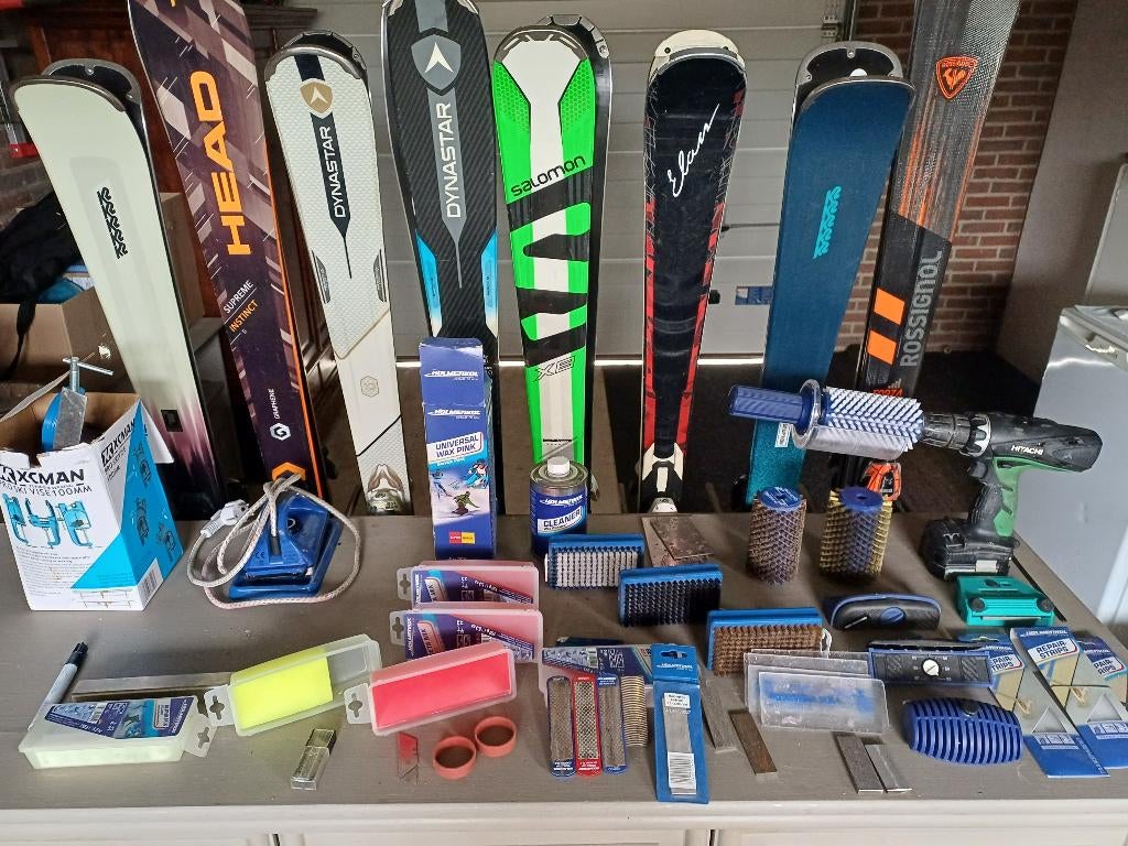 Waxen en slijpen van ski's en snowboard, Ophalen, 160 tot 180 cm, Ski's, Overige merken