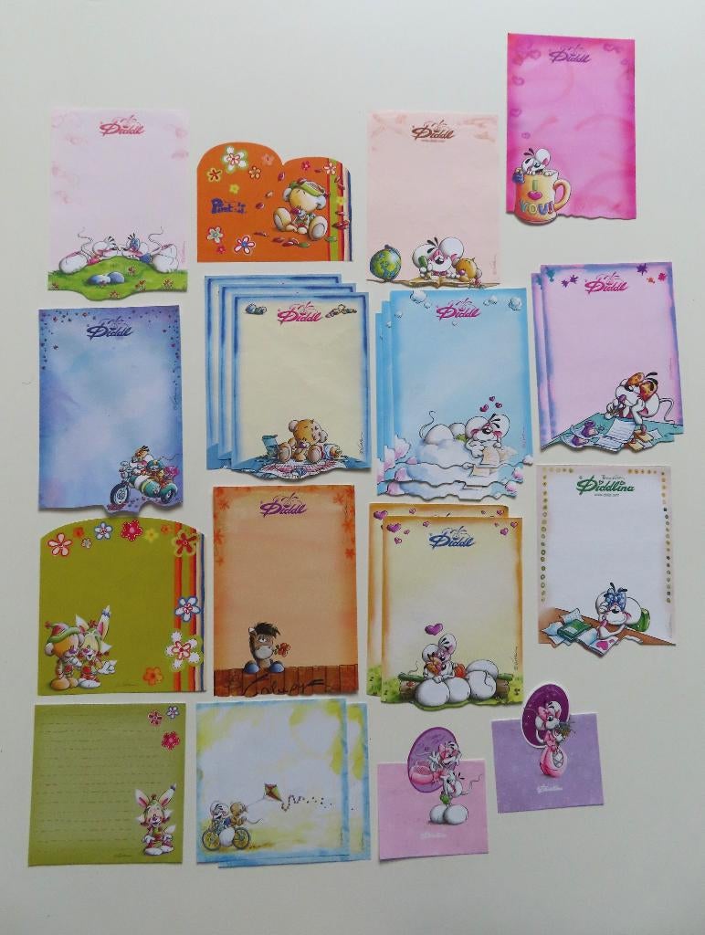 Diddl Notitieblaadjes (4744), Ophalen of Verzenden, Verschillende figuren, Zo goed als nieuw, Papier, Kaart of Schrift