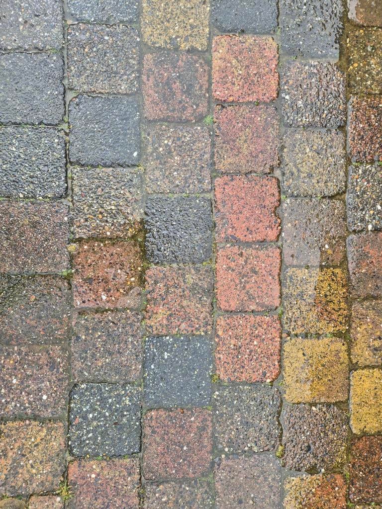 GRATIS af te halen koppelstones, Ophalen, Gebruikt, Beton, Klinkers