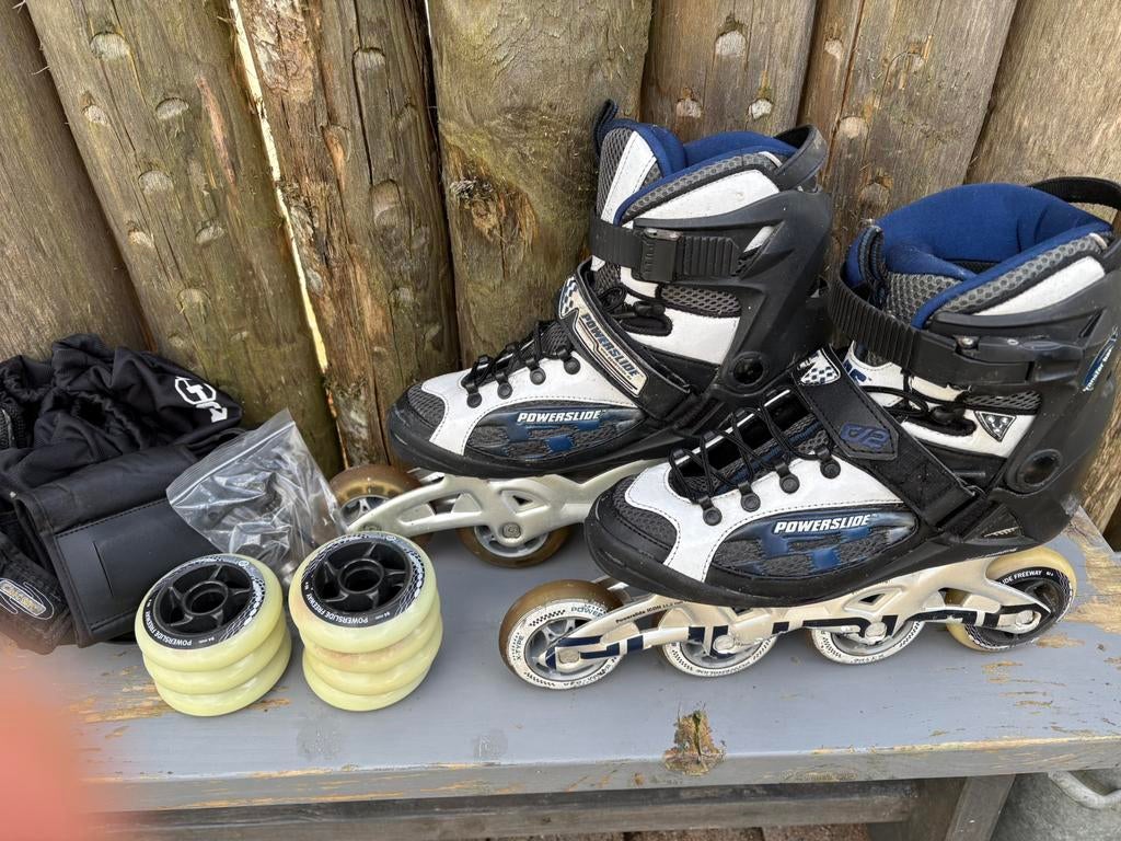 Powerslide skeelers / skates maat 41, Sport en Fitness, Skeelers, Ophalen of Verzenden, Zo goed als nieuw, Inline skates 4 wielen