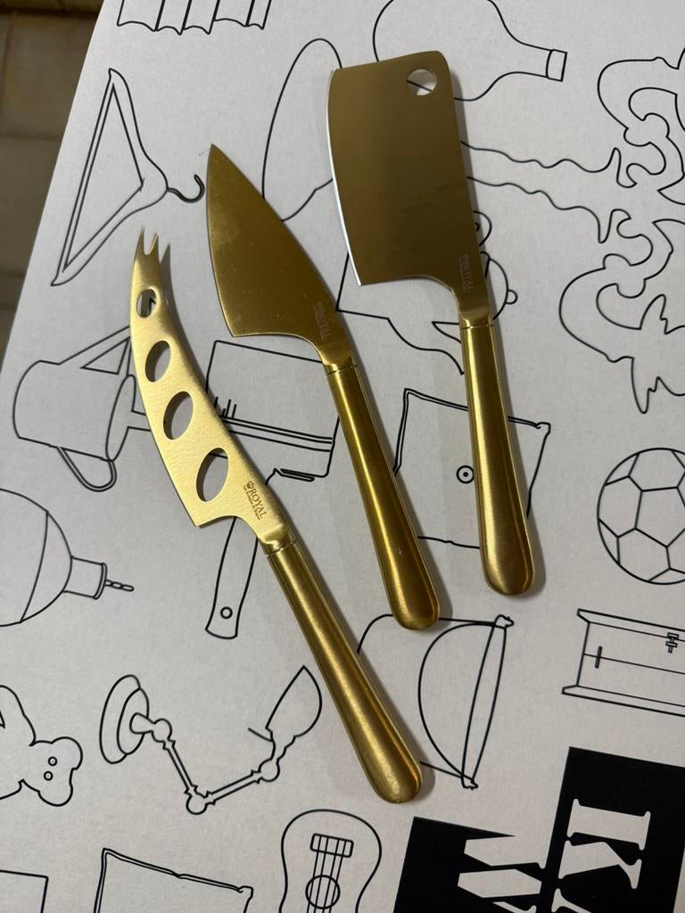 Royal van kempen en begeer kaasmessen, Huis en Inrichting, Keuken | Bestek, Ophalen of Verzenden, Nieuw, Rvs of Chroom, Los bestek