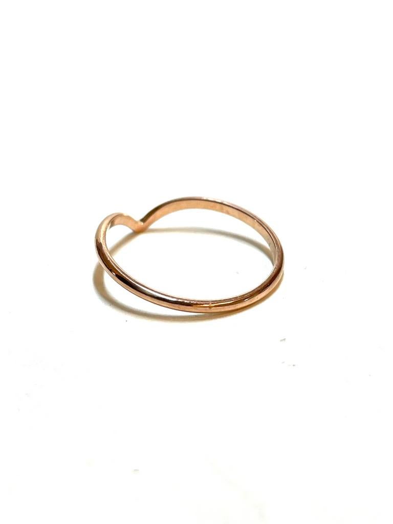 14k roségouden ring, 18 tot 19, -, -, Ophalen of Verzenden