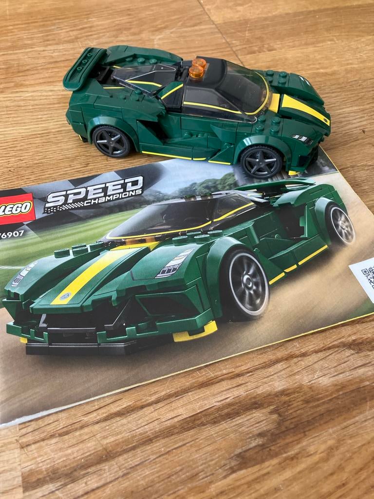 Lego Speed Champions 76907 Lotus Evija, Gebruikt, Lego, Complete set, Inclusief instructies