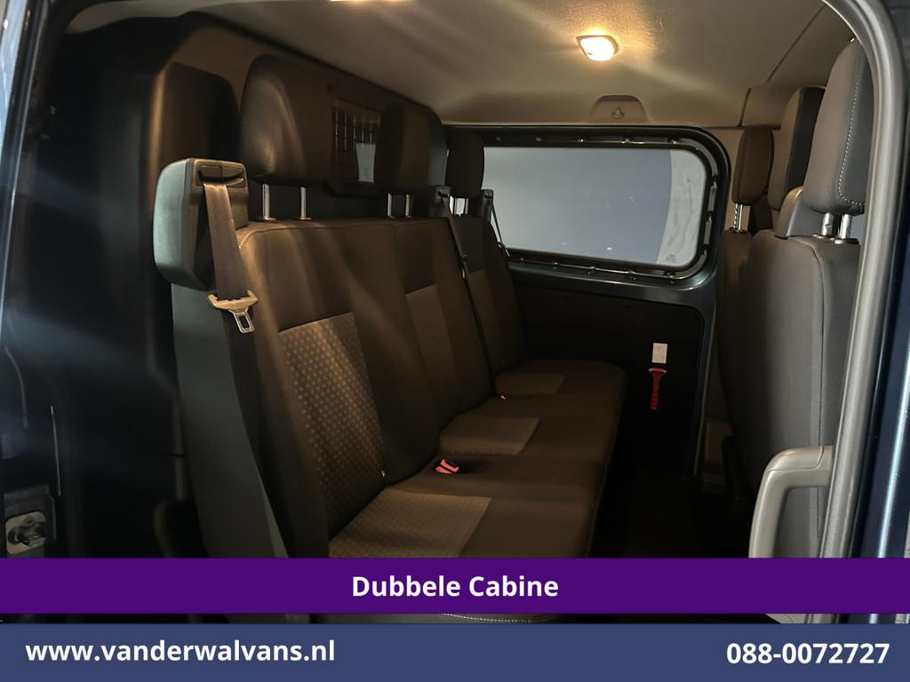 Ford Transit Custom 2.0 TDCI 131pk L2H1 Dubbele Cabine Euro6, Auto's, Bestelauto's, Voorwielaandrijving, Stof, Gebruikt, 4 cilinders