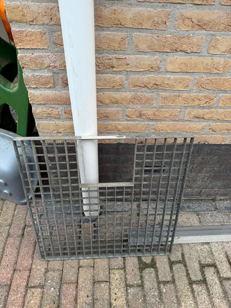 Metalen rooster 60x60cm, Ophalen of Verzenden, Gebruikt