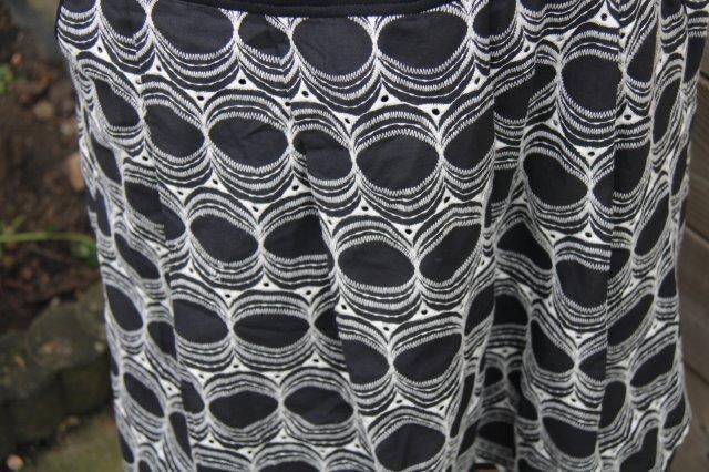 Rok zwart/ creme Evelin Brandt mt 38 Vaste prijs OPRUIMING, Maat 38/40 (M), Zwart, Ophalen of Verzenden, Zo goed als nieuw