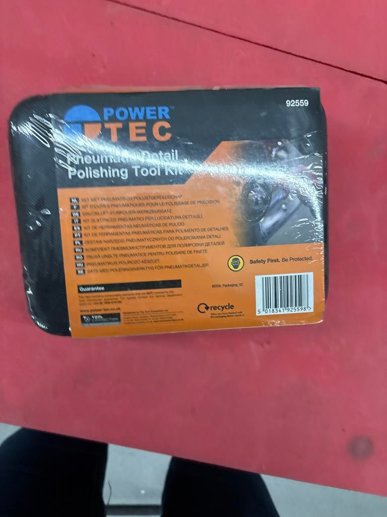 Power-Tec Pneumatic Detail Polishing Tool Kit, Auto diversen, Verzenden, Powertec, Powertec, Nieuw