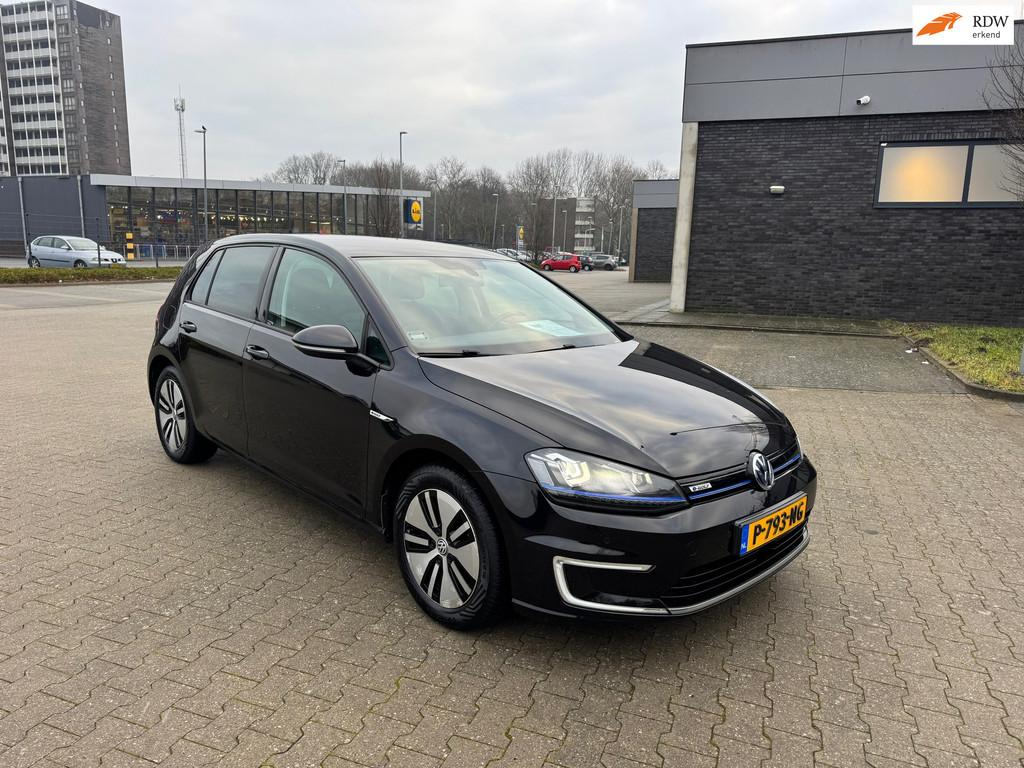 Volkswagen E-Golf E-Golf, Lichtsensor, Gebruikt, Zwart, 116 pk