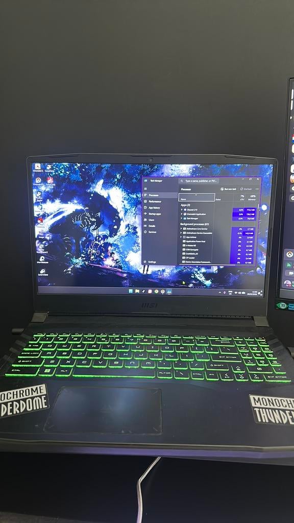 Msi Laptop Gaming, Computers en Software, Windows Laptops, Ophalen, 2 tot 3 Ghz, 15 inch, Zo goed als nieuw