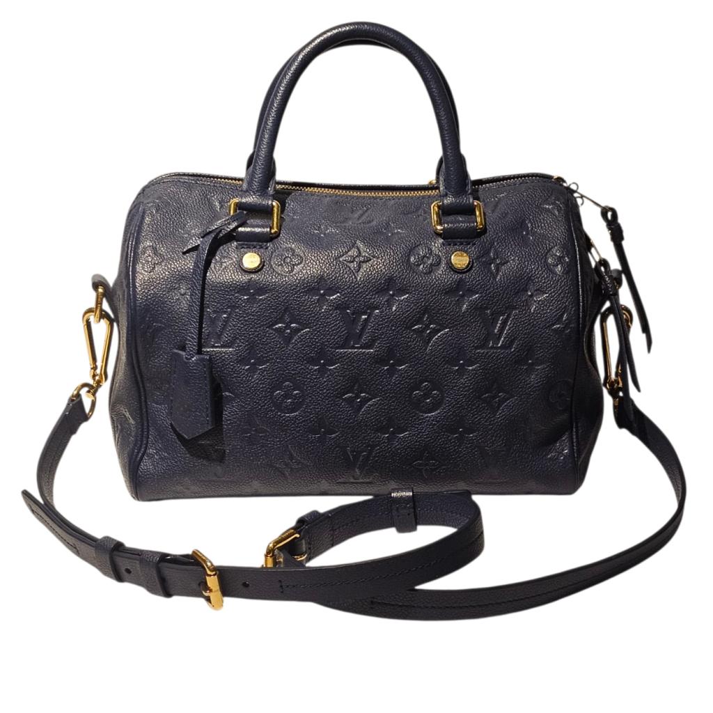 Louis Vuitton Speedy Bandoulière 25 in Mono Blue 2012, Louis Vuitton, Gebruikt, Support@louisvuitton.com, 2 Rue du Pont Neuf
75001 Paris
France