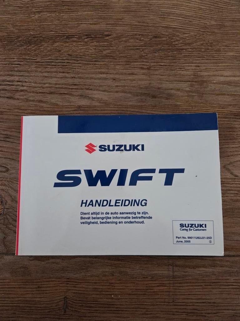 Suzuki Swift Handleiding (2005), Ophalen of Verzenden