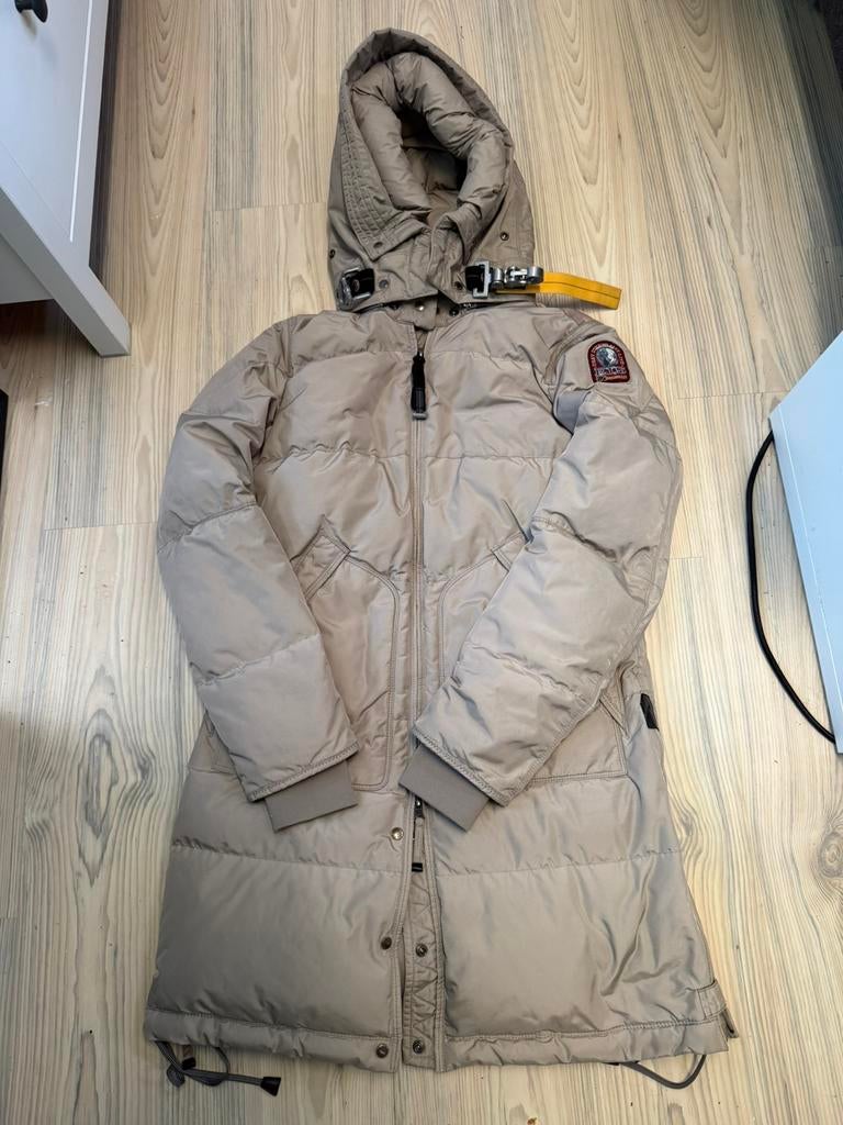 parajumpers winterjas beige, Ophalen of Verzenden, Zo goed als nieuw, Maat 36 (S), Beige